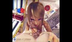 Animation POV Futa Dva and Samus having Fun on the Beach [grand Cupido] ( Overwatch+Metroid )