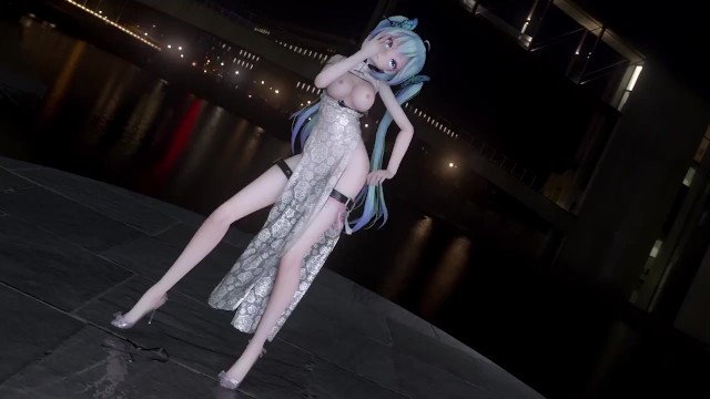 Dancing Hentai Girl - Hentai MMDã€‘Hentai Girl Strip Dance With Sexy Translucent China Dress /  Hatsune MIku Porn Video