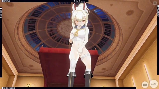 3D HENTAI Ayanami From Azur Lane Masturbation And Cum Porn Video