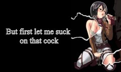 Mikasa Ackerman JOI Hentai