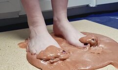 New Model: Stella Stuck Barefoot in Gummy Glue