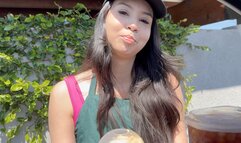 STARBUCKS 19 YEARS TEEN AMBER ANGEL TAKES ASIAN CREAMPIE