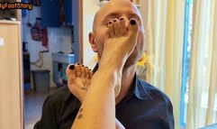 Lick my feet slave! pt 2