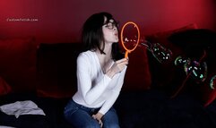 Stella Blows Bubbles on the Couch HD (1920x1080)