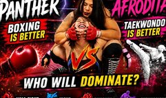 ? BOXING vs TAEKWONDO ? — Panther vs Aphrodite in brutal MMA-style fight