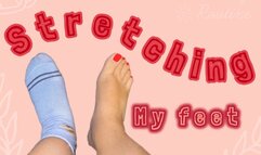 Stretching my feet