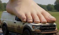 Giantess CRUSHES CARS after TRANFORMATION - Wet dream animated adventures