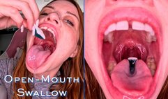 Open-Mouth Swallowing My Bullies - Gummy Shark Swallowing, Burping, Slurping - Giantess Jasper Reed (CUSTOM)