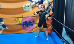 Super skilled girl wrestles
