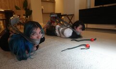 Yukii & Hare - Sexy Female Investigators Tied Up And Gagged