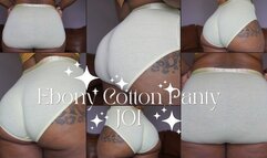 Ebony Cotton Panty JOI