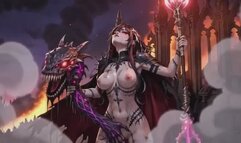 Abyssal High Priestess – Demonic Ritual in Burning Cathedral