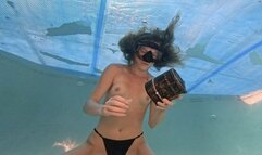 Trapping Agent Nathalia Underwater
