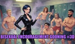 Bisexual Encouragement Gooning #3D: Bisexual Goon Abyss (Animated, Music, Text)