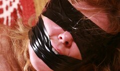 Curvy Latin Hottie Layla Nude, Tightly Gagged, Blindfolded & Bound Squirming around her House on the Floor! RE EDIT *NEW PREVIEW*