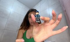 (POV Shrunken) Bratty Stepsister Humiliates Her Tiny Stepbro
