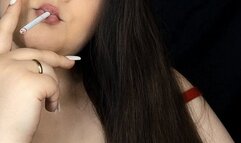 Deep Inhale ASMR Sounds, Slim Cigarettes, Natural Look