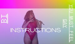 Encouraged bi: instructions to feel like a gay bitch