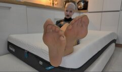 Ruslana Is Alone In The Kitchen And All She Wants Is You Worshipping Her Feet - Stockings - UHD 3840x2160 - 4K