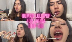 Turned into human lollipop for my Giantess Latina Step-sister