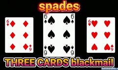 THREE CARDS: SPADES