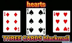 THREE CARDS: HEARTS