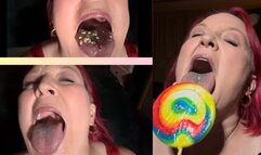 Licking Lollipop Tiny Eggs