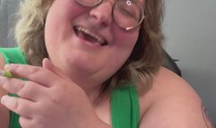 BBW Femdom Teases While Smoking