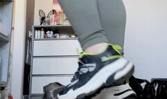 Sniff my sneakers and feet!