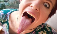 POV Long Tongue Giantess Flicker Twist Finds & Eats You