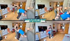 Brutalized In The Bed (The Prequel) | Kortney Olson Gives Her Slave a Beatdown Before The Main Beatdown | Total Muscle Domination with Ballbusting, Face Slapping, Spanking, and More - HD (WMV)