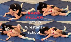 Sage Pillar Goes To Wrestling School