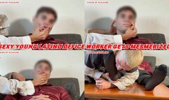 Sexy Young Latino Office Worker Gets Mesmerized