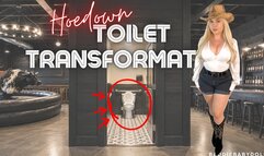 Hoedown toilet transformation