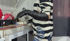 leather glovesx housewife