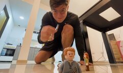 (POV Shrunken): Giant destroys your friends and you