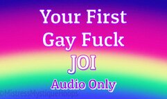 Your First Gay Fuck JOI Audi Only - Get fucked by a man while on a club dance floor! - Make Me Bi, Bisexual Encouragement, Gay, Queer, Bi-Sexual with Mistress Mystique Hoops - MP3