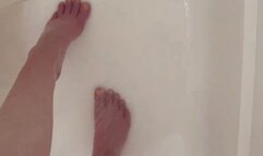 POV: Soapy Feet Shower Tease