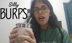 Drinking mate, burping and being silly