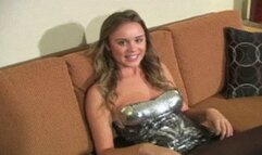 Alexis Adams Sweet & Sexy Natural Born Cock Tease Jerk Off Encouragement! Grey Wolford Fatal 50 Seamless & Brown Shiny JOI Pantyhose! "You get me so horny! I know you are playing with that dick in your hand right now just wanting to cum all over me!”