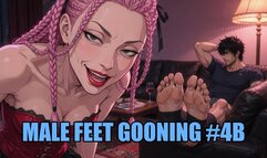 Male Feet Gooning #4B: Surrender to Male Foot Bliss (Animated)