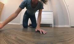 Giantess has a shrunken boyfriend endoscopic camera POV