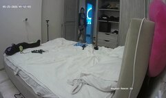 sex compilation Bedroom camera at Pearl reallifecam apartment at Voyeur House TV 25.05.2026 from 00 h 42 min to 07 h 16 min editat