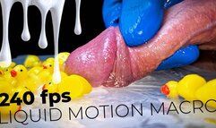 Wet & Messy Ducky Tease & Cumshot: 28min Artistic Premium Macro Slow Motion Physics Close Up Penis