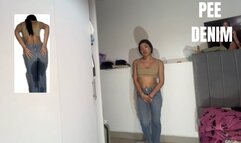 Pee jeans: My jeans are slowly getting wet | Belly fetish