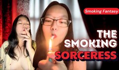 Smoking Fantasy POV: Asian Sorceress Smokes Victory Cigarettes [4 Cigs]