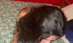 Skinny amateur brunette girlfriend takes it deep