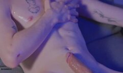 Intense Oily Edging & Massive Fountain Cumshot - Full Body Oil