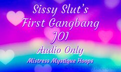 Sissy Slut’s First Gangbang JOI Audio Only - Stroke your little clitty to the thought of being fucked by real men! - Female Domination, Femdom, Make Me Bi, Bisexual Encouragement, Bi-Sexual with Mistress Mystique Hoops - MP3
