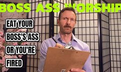 Boss Ass Worship - Eat Your Boss’s Ass or You’re Fired